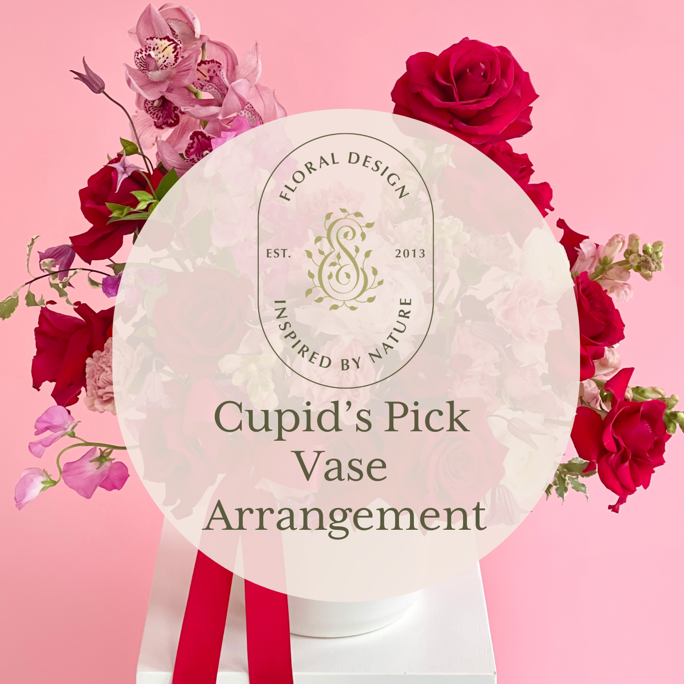 Cupid's Pick Vase arrangement
